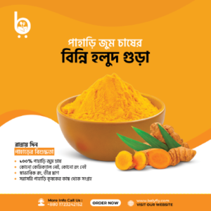 পাহাড়ি জুম চাষের বিন্নি হলুদ গুড়া (১ কেজি)